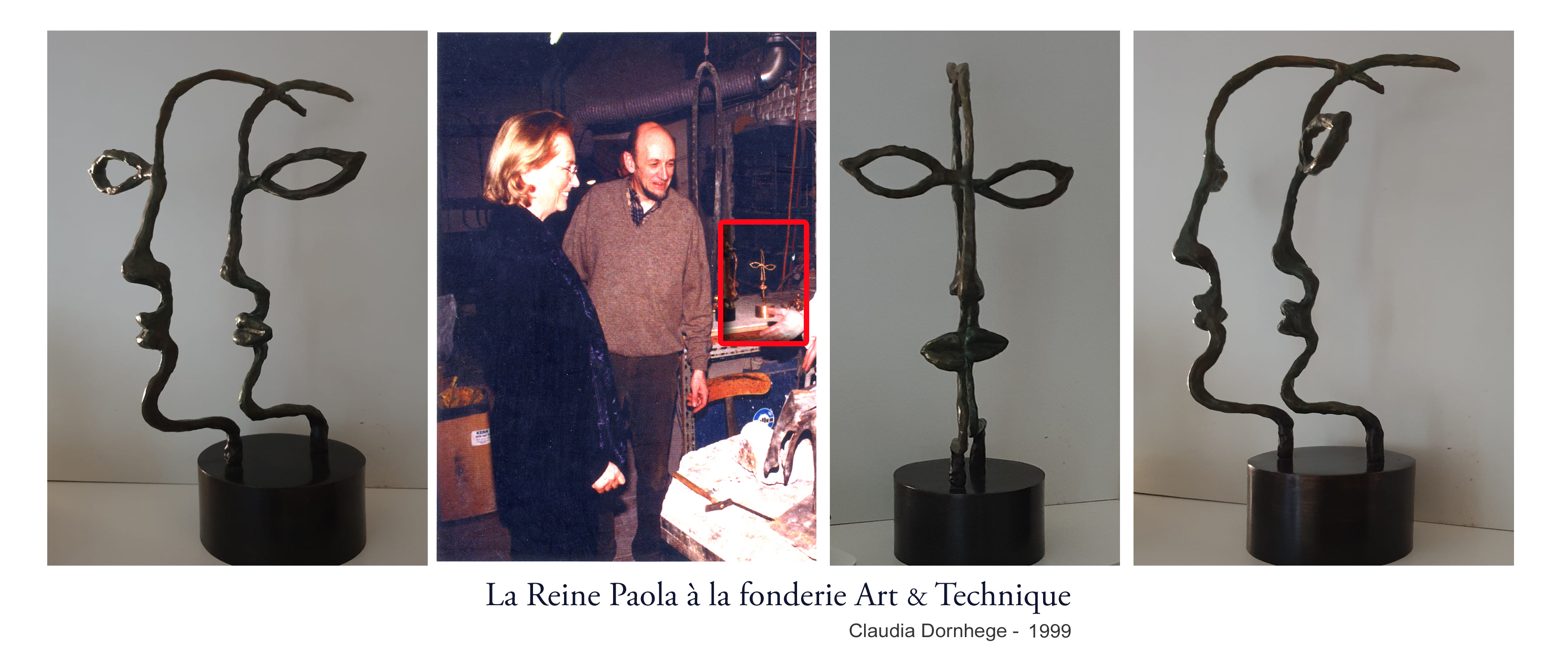 Reine Paola - Fonderie Art & Technique - Claudia Dornhege 1999